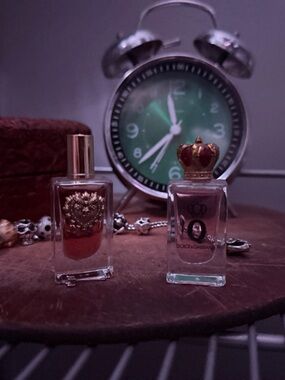 Dolce & Gabbana Devotion Eau de Parfum and Dolce&Gabbana Q Eau de Parfum minis.